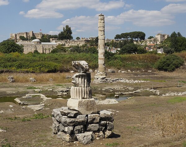Ruinen des Artemistempels in Ephesos