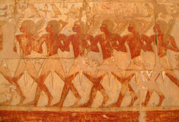Gemälde ägyptische Soldaten