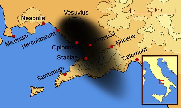 Ausbruch  Vesuv Antike
