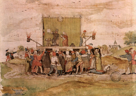 Jahrmarkt im 17. Jahrhundert in Frankreich