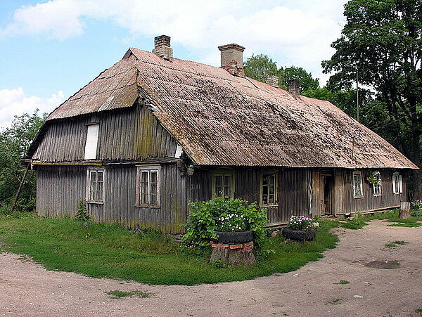 Häuser, Nachbau, Mittelalter