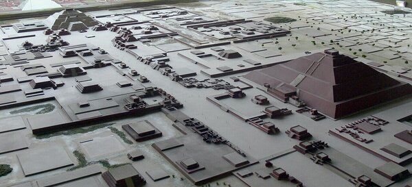 Teotihuacán Stadtmodell