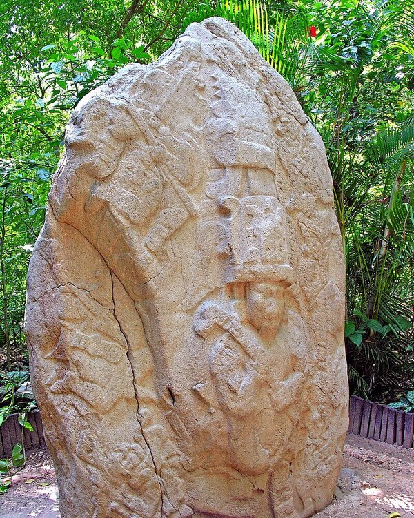 Stele der Olmeken Olmeken-Stele