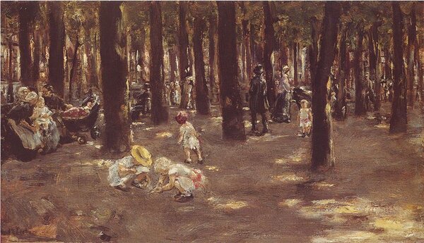 Kinderspielplatz im Tiergarten zu Berlin 