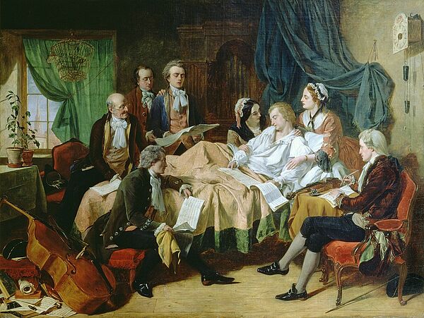 Mozart auf dem Sterbebett