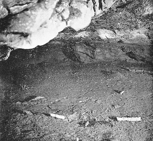 Steinzeitliche Fußabdrücke in der Volp-Höhle Tuc d'Audoubert