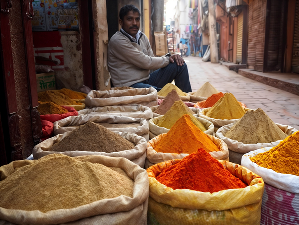 Gewürze in Indien