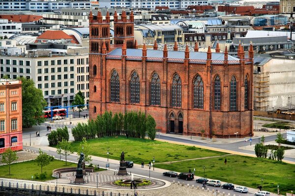 Friedrichswerdersche Kirche in Berlin Schinkel Neogotik