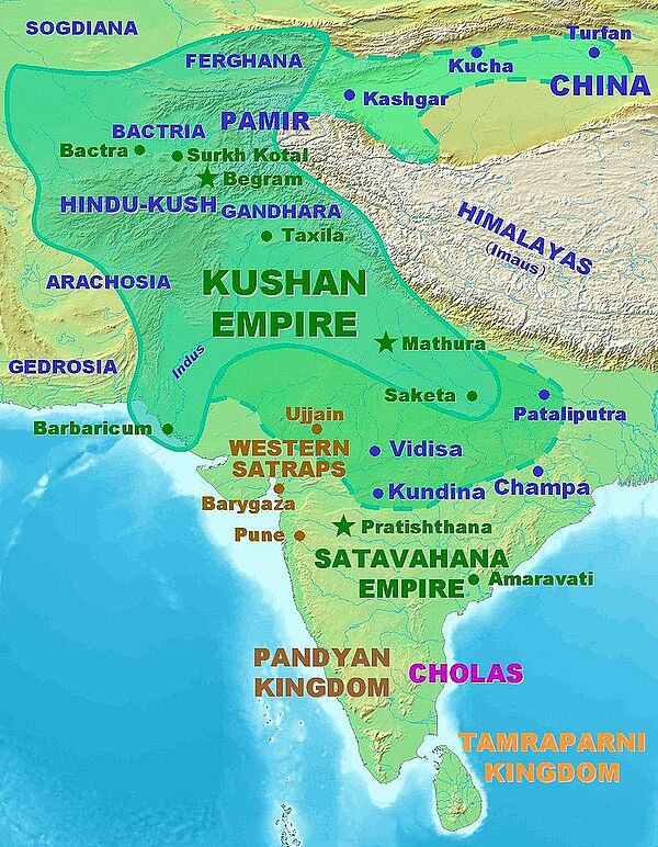 Karte Kuschana