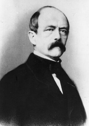 Fotografie des jungen Otto von Bismarck