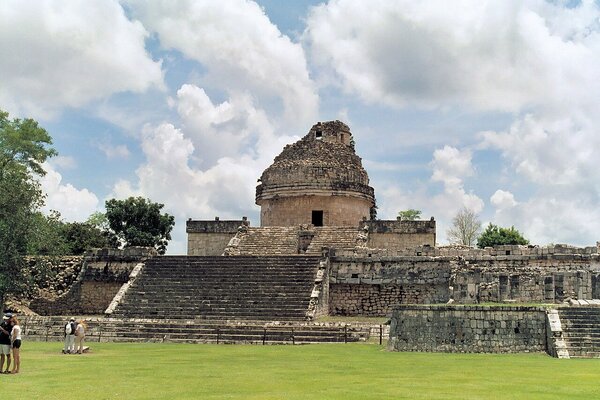 Observatorium der Maya in Chichén Itzá Caracol-Gebäude