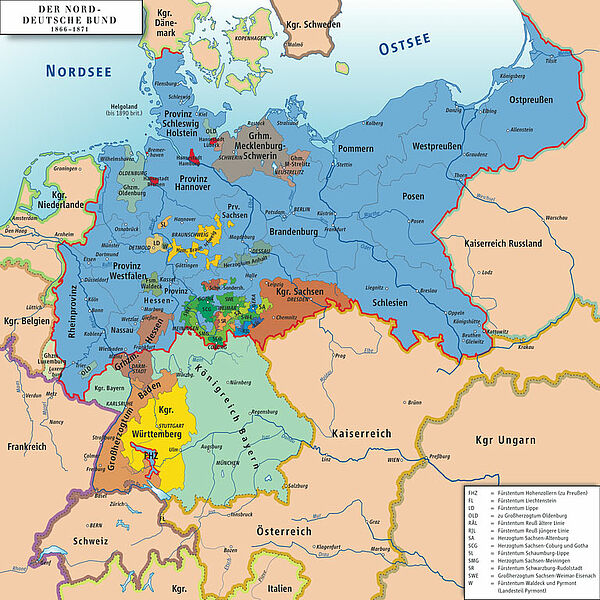 Staaten des Norddeutschen Bundes