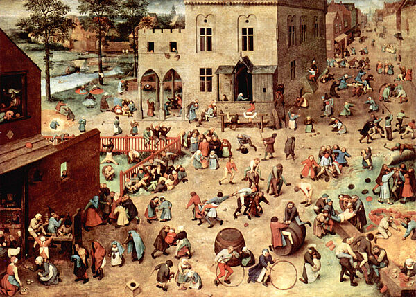 Kinderspielzeug, Gemälde von Pieter Bruegel d. Ä
