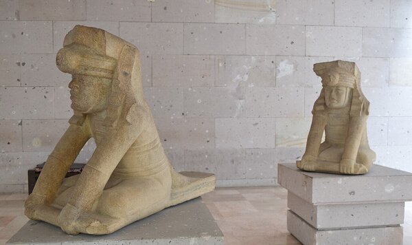 Olmeken-Kunst: Zwillinge aus El Azuzul Zwillingsfiguren der Olmeken
