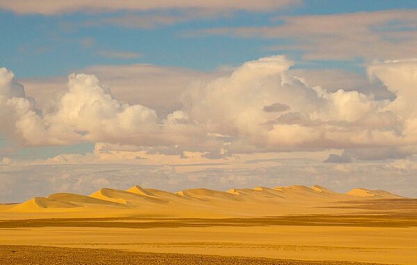 Sanddünen und Wüste in Ägypten