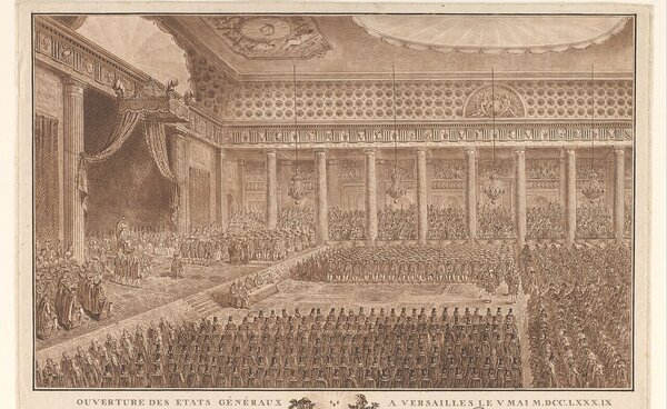 King Louis XVI. bei der Versammlung der Generalstände