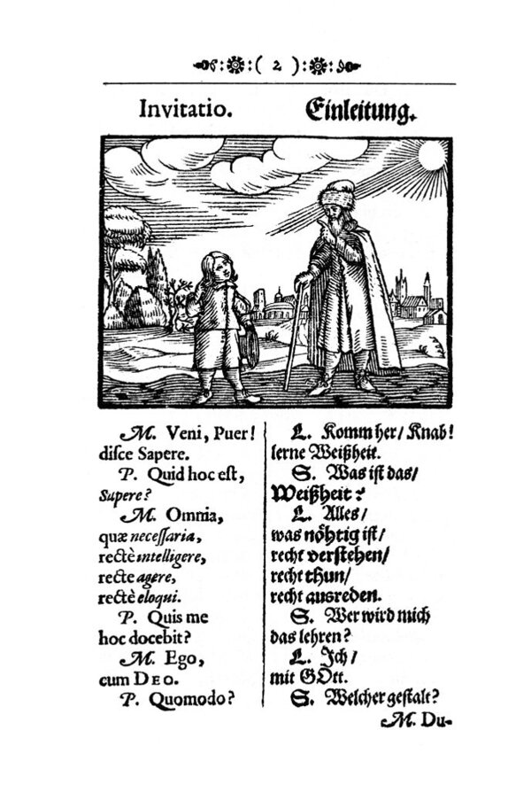 Die Einleitung zum Orbis susualium pictus
