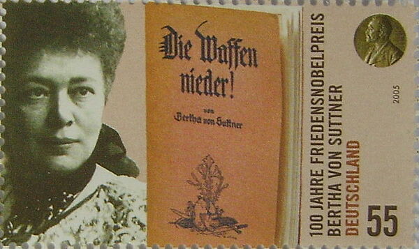 Gedenkbriefmarke für Bertha von Suttner
