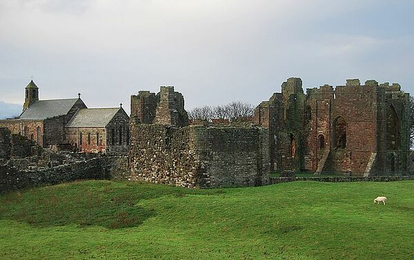 Die Ruinen von Lindisfarne