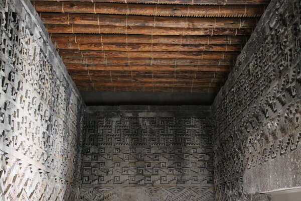 Zimmer im Palast von Mitla Mitla Zapoteken