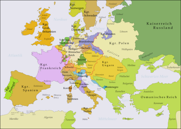 Europa während des Siebenjährigen Krieges