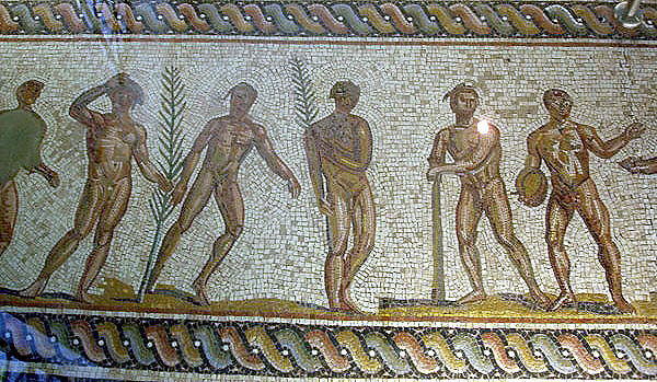 Mosaik Olympische Spiele