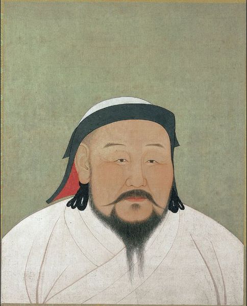 Bildnis von Kublai Khan aus dem Jahr 1295