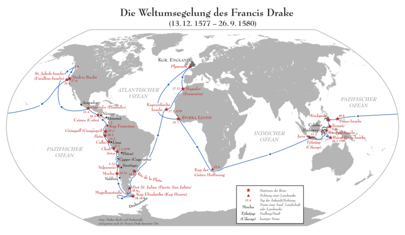 Kinderzeitmaschine ǀ Der Zweite Weltumsegler Francis Drake