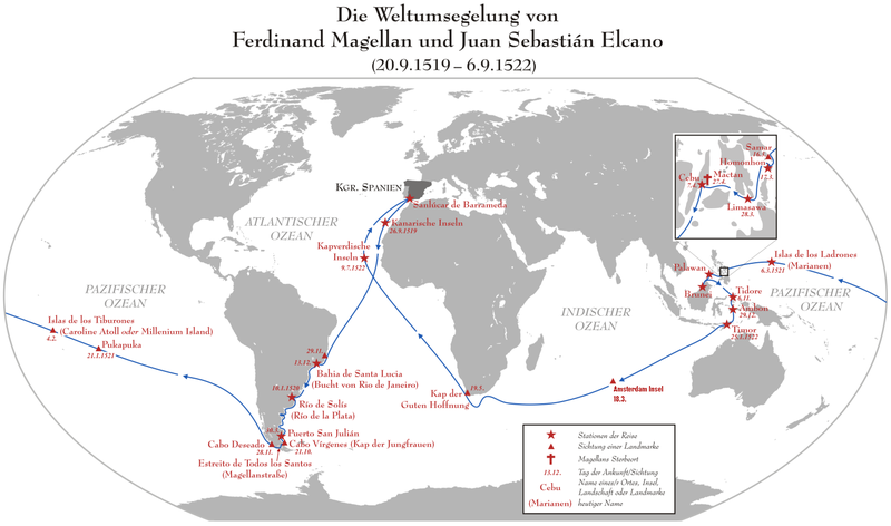 Der erste Weltumsegler: Ferdinand Magellan - Entdecker  Kinderzeitmaschine