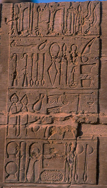 Medizinsche Instrumente im alten Ägypten