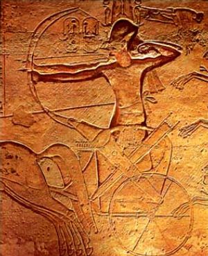 Ramses II in der Schlacht von Kadesch
