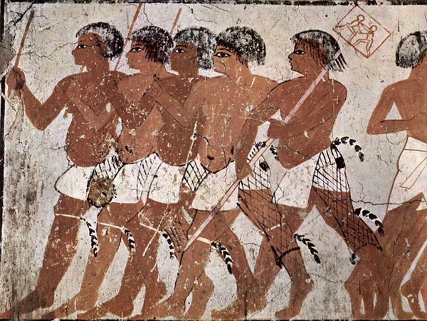 Sport im alten Ägypten - Abbildung