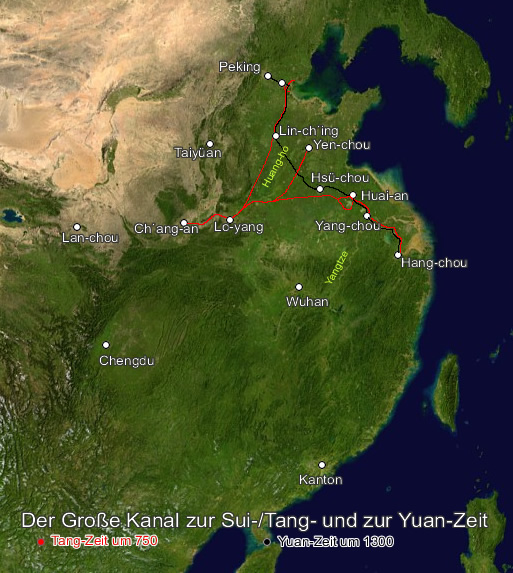 Der Kaiserkanal zur Sui- und Tangzeit