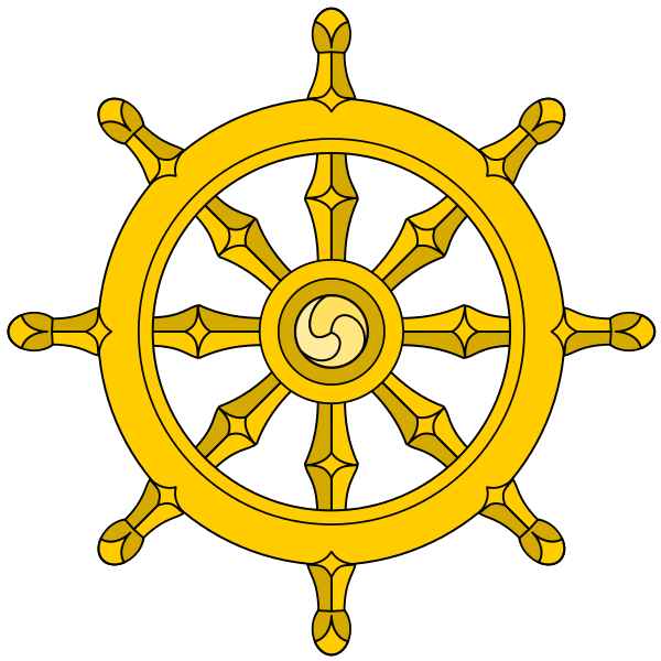 Das Dharmachakra (Rad der Lehre)