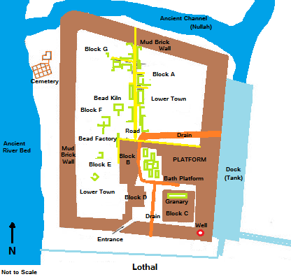 Lothal Lageplan