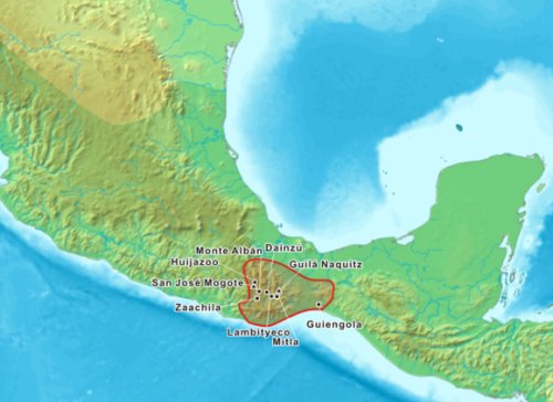 Siedlungsgebiet der Zapoteken