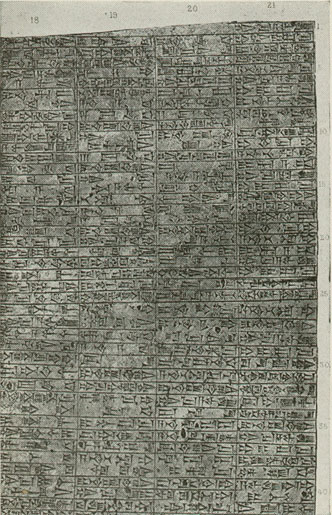 Codex Hammurabi - Ausschnitt