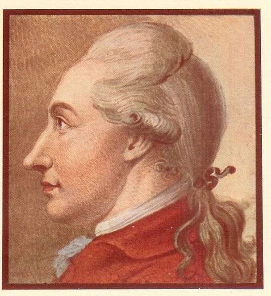 Goethe im Alter von 25 Jahren