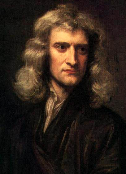 Bildnis von Isaak Newton