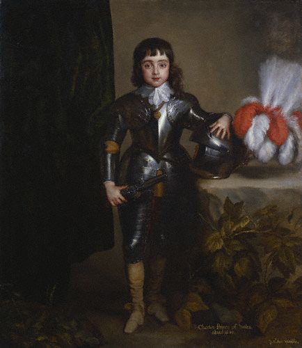 König Karl II. als Kind