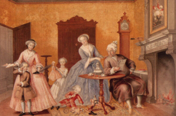 Maria Theresia mit ihrer Familie