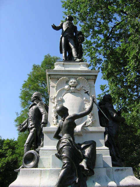Denkmal für General La Fayette in Washington La Fayette denkmal