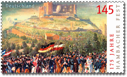 Hambacher Fest Briefmarke